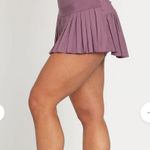 Goldhinge Pleated Plum Purple Skirt Skort Tennis Built in Shorts Large NEW Photo 1