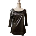City Streets City Street Shimmering Off-Shoulder Blouse Top Sz L NWOT Photo 1