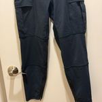 Lululemon Cargo Jogger Leggings Zipper Ankle Teal Blue Green Like New 4 Photo 5