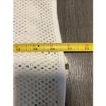 Oleg Cassini Vtg Y2K Knit Crochet Full Zip Lg Hoodie Cover‎ Up White Boho Beach  Photo 6