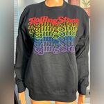 The Rolling Stones , womens black crew neck sweatshirt, new with tags Photo 1