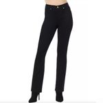 New IMAN Stretch Denim High Rise Full Length Bootcut Jeans Black Size 18W Photo 1