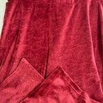 Guess  Ladies  Velour Red Embossed Pants Photo 1