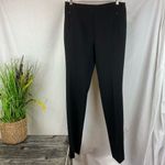 Akris  Black Side Zip Straight Leg Trouser Pants 6 Photo 1