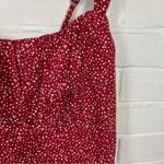 Abercrombie & Fitch Red White Spotted Speckled Bodysuit Size S Photo 8