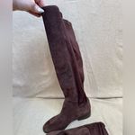 Lucky Brand  Women's Brown Suede Calypso Over the Knee Boots Size 5.5M 36 Photo 5
