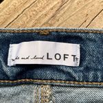 Loft Women's Medium Wash Cut Off Jean Shorts Size 2 26" Photo 6