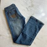 Vintage Armani Jeans AJ Women's Bootcut Denim Jeans Size 29 Blue Cotton Flare Photo 0