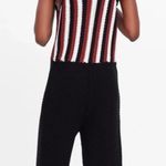 ZARA Crochet Grannycore Knitted Ruffles Cottagecore Grunge Black Small Photo 1