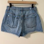 7 For All Mankind  High-Waisted Denim Belted Shorts Size 29 Photo 6