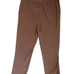 Joie  Women Pull On Pants Brown Sz M Elastic Waist Straight Leg Drawstring Copper Photo 1