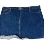 J.Crew | Mercantile Dark Wash Denim Mini Skirt Plus Size 22 Photo 0