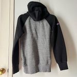 Superdry • Grey & Black Hoodie Sweat Shirt• Sz XS Photo 2