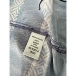 Swimsuitsforall Multicolor Patterned Fringe Hem Open Front Kimono Cardigan 18/20 Blue Photo 5