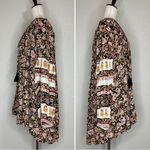 Billabong  Boho Gypset Floral Tassel V-neck Mini Dress Photo 6