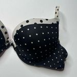 PINK - Victoria's Secret  Black and White Polka Dot Push Up Bra 32C Photo 2
