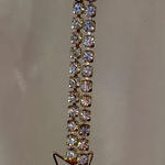 Dazzling Starry Night Earrings 3" Silver Photo 0