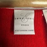 Liz Claiborne Emma James by Red Fitted Sleeveless Tank Top Size 1X (RN 85373) Photo 3