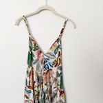 [World Market] Tropical Print Boho Oversized Jumpsuit NWT Size Small Medium S/M Green Photo 4