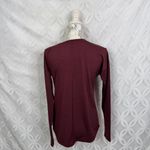 The North Face  Hyperlayer FlashDry Crew Long Sleeve Tee Brick Red Womens Size S Photo 3