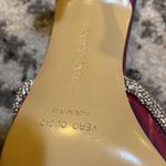 Mach & Mach  double-bow crystal-embellished mules purple size 39 Photo 3