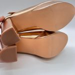 Perphy Mary Jane Platform Heels Womens 7 Rose Gold Chunky Block Heel Pumps Photo 7