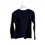 Old Navy  Black Long Sleeves Crewneck Soft Cotton SZ S #2176 Photo 3