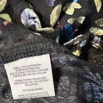 Modcloth NEW  Dramatic Depths Velvet Dress‎ 3XL Black Floral $119 Floral Batwing Photo 13