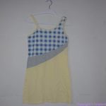 Vintage Autumn Deer 100% cotton sleep gown/ dress, XXS Blue Photo 3