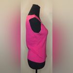 Talbots Talbot- Pink tank top with Flower charm design on sleeves Size S Photo 1