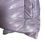 Unreal Fur Fractals Frosted Lilac Purple Cropped Puffer Jacket Size Small Photo 7