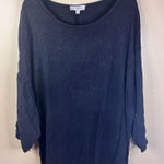 Umgee  Womens‎ Linen Black Charcoal Tunic Dress Size 2X Career Work Wear Photo 0