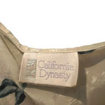 California Dynasty‎ Floral Slip Dress Ivory Women’s Large Adjustable Straps Photo 1