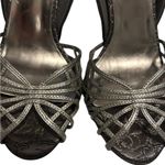 Badgley Mischka black Silver Shoes heels size 7.5 Photo 1