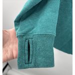 L.L. Bean Cozy Knit Pullover Women's Size Small Tall Teal Cozy Pockets Blue Photo 9