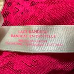 PINK - Victoria's Secret  Hot Pink Lace Bandeau Small S Photo 14