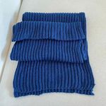 Style & Co Knit Scarf Royal Blue New Photo 0