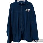 Team USA women’s size XXL full zip fleece jacket with side pockets American flag Blue Photo 7