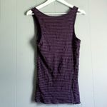 Old Navy Vintage Purple & Gold Striped Tank L Photo 1