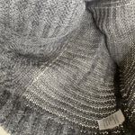 American Eagle  Gray Wool Blend V Neckline Oversized Cozy Sweater Small Photo 7