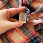 Altar'd State Altar’d State Plaid Boho Babydoll Top Photo 3