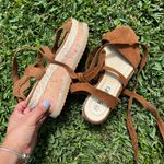 Boohoo Flatform Espadrille Tie Up Sandals Photo 2