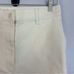 Oak + Fort NWT Cream Straight Leg Denim Jeans Size 6 Photo 3