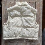 🤍Thread & Supply Cropped Puffer Vest – Ivory🤍 ~Size Medium ☀️like new cond White Photo 7
