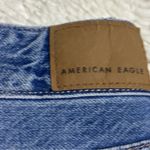 American Eagle  Womens Tomgirl Short Blue Denim Shorts Distressed Ripped size 10 Photo 6
