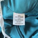 Azazie  Lizzy Pine A-Line One Shoulder Chiffon Maxi Dress Photo 8