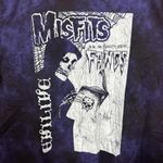 Misfits Fangs Tie Dye Purple Rock tshirt size 2X Photo 1