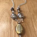 Art Glass Necklace Beaded Handmade Retro T… Photo 0