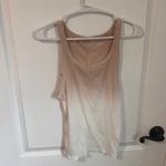 Aerie  Ribbed Tank Top‎ Ombre Sleeveless Casual Basic Top Size Medium NWT Photo 1