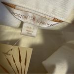 Boston Proper  Proper denim vest in pure white size S Small NWT Photo 4